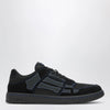 AMIRI Skel low-top sneakers in black calf leather