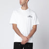 AMIRI White cotton T-shirt with logo print