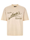 Amiri T-shirt With  Cryst Qlty Goods Lj Skate Print