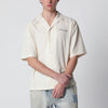 AMIRI Ivory shirt with stud embroidery