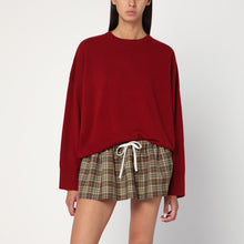  Loulou Studio Burgundy cashmere sweater