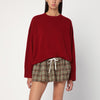 LouLou De Saison Burgundy cashmere sweater