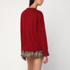 LouLou De Saison Burgundy cashmere sweater