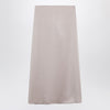 Weekend Max Mara Blush satin midi skirt