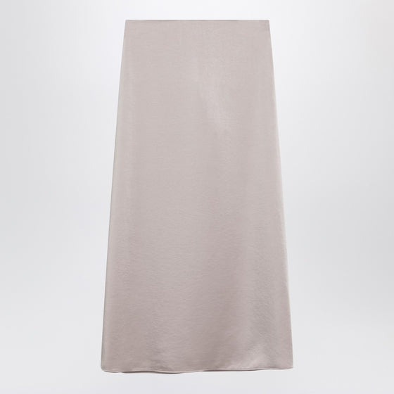 Weekend Max Mara Blush satin midi skirt