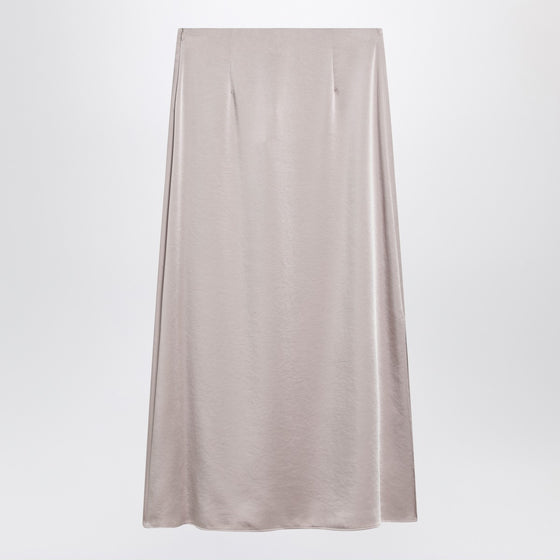 Weekend Max Mara Blush satin midi skirt