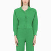 ART ESSAY Green knitted cardiganWhite knitted cardigan