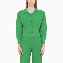  ART ESSAY Green knitted cardiganWhite knitted cardigan