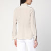 Max Mara Beige silk shirt with tie
