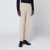Santaniello Off-white corduroy trousers