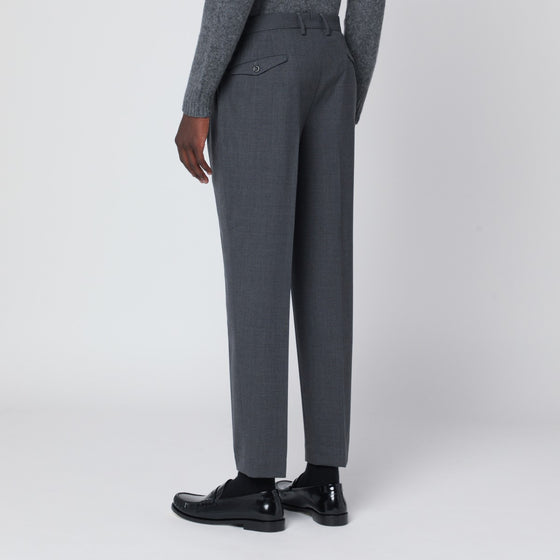 Santaniello Grey wool trousers