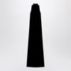 Max Mara Pianoforte Black satin velvet long dress