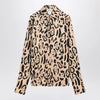 Sportmax Silk animal print shirt