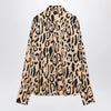Sportmax Silk animal print shirt