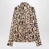 Sportmax Silk animal print shirt