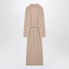 Max Mara Long beige cashmere cardigan