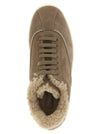 Fabiana Filippi Diamond Detail Suede Sneakers