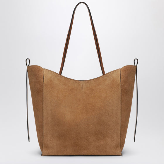 Noesi Asia cognac suede bag