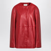 LouLou De Saison Red Atalia leather jacket