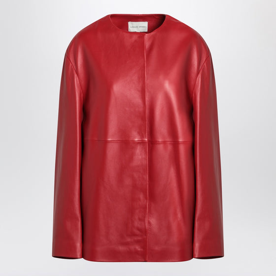 LouLou De Saison Red Atalia leather jacket