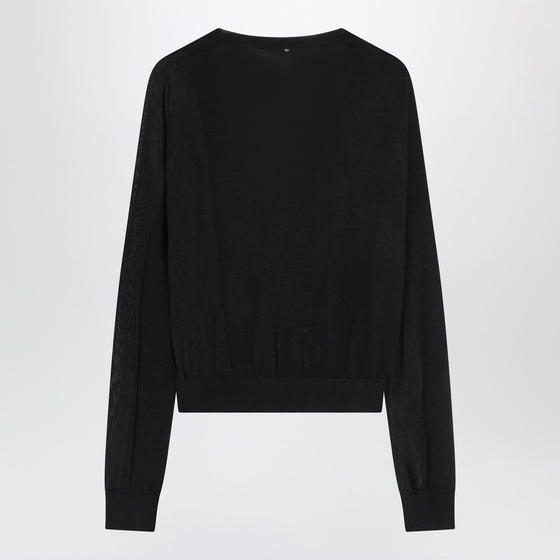 Sportmax Black wool cardigan
