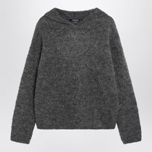  S Max Mara Anthracite hooded sweater