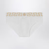 Versace White briefs with Greca border