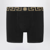 Versace White fitted boxers with Greca waistband