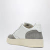 AUTRY Medalist Low Sneakers in white leather and grey suede
