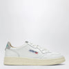 AUTRY Medalist Low sneakers in white/cloud grey leather and suede