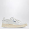 AUTRY Low-top Medalist sneakers in white/green leather