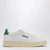 AUTRY White/green Medalist Sneakers