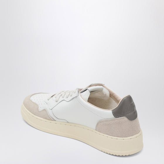 AUTRY Medalist sneakers in white/grey leather
