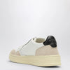 AUTRY Medalist trainer in white/black leather and suede