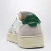 AUTRY Medalist Sneakers in white/green leather and suede