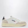 AUTRY Medalist white/blue leather trainer