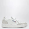 AUTRY Medalist Low sneakers in white leather and suede