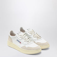  AUTRY White leather low-top sneakers