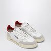 AUTRY Medalist Low sneakers in white/red leather and suede