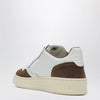 AUTRY Medalist Low Sneakers in white leather and tundra suede