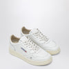 AUTRY Medalist Low sneakers in white leather with shell detail