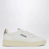 AUTRY Medalist white/gold leather trainer