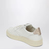 AUTRY Medalist white/gold leather trainer