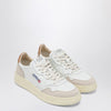 AUTRY Medalist sneakers in white/brown leather and suede
