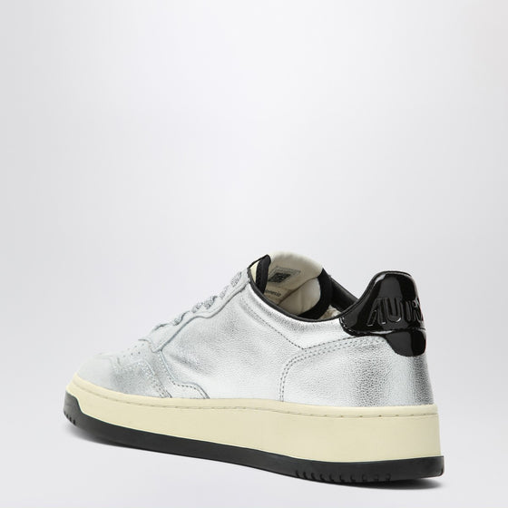 AUTRY Sneaker Medalist in silver leather