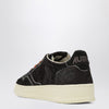 AUTRY Medalist sneakers in Chocolate pony skin