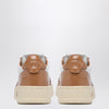 AUTRY White/brown Medalist sneakers
