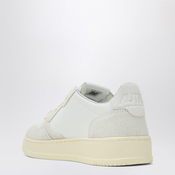 AUTRY Medalist white leather and suede trainer