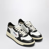 AUTRY Medalist black/white leather trainer