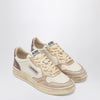 AUTRY Platinum/purple Medalist Low Super Vintage sneakers